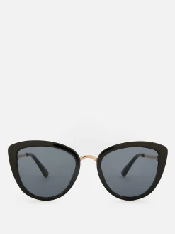 Katzenaugen-Sonnenbrille Mit Metallsteg