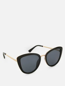 Katzenaugen-Sonnenbrille Mit Metallsteg