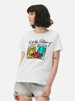 „Keith Haring“ T-Shirt Mit Grafik