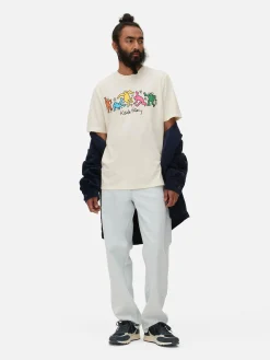 „Keith Haring“ T-Shirt Mit Untitled (Dance)-Print