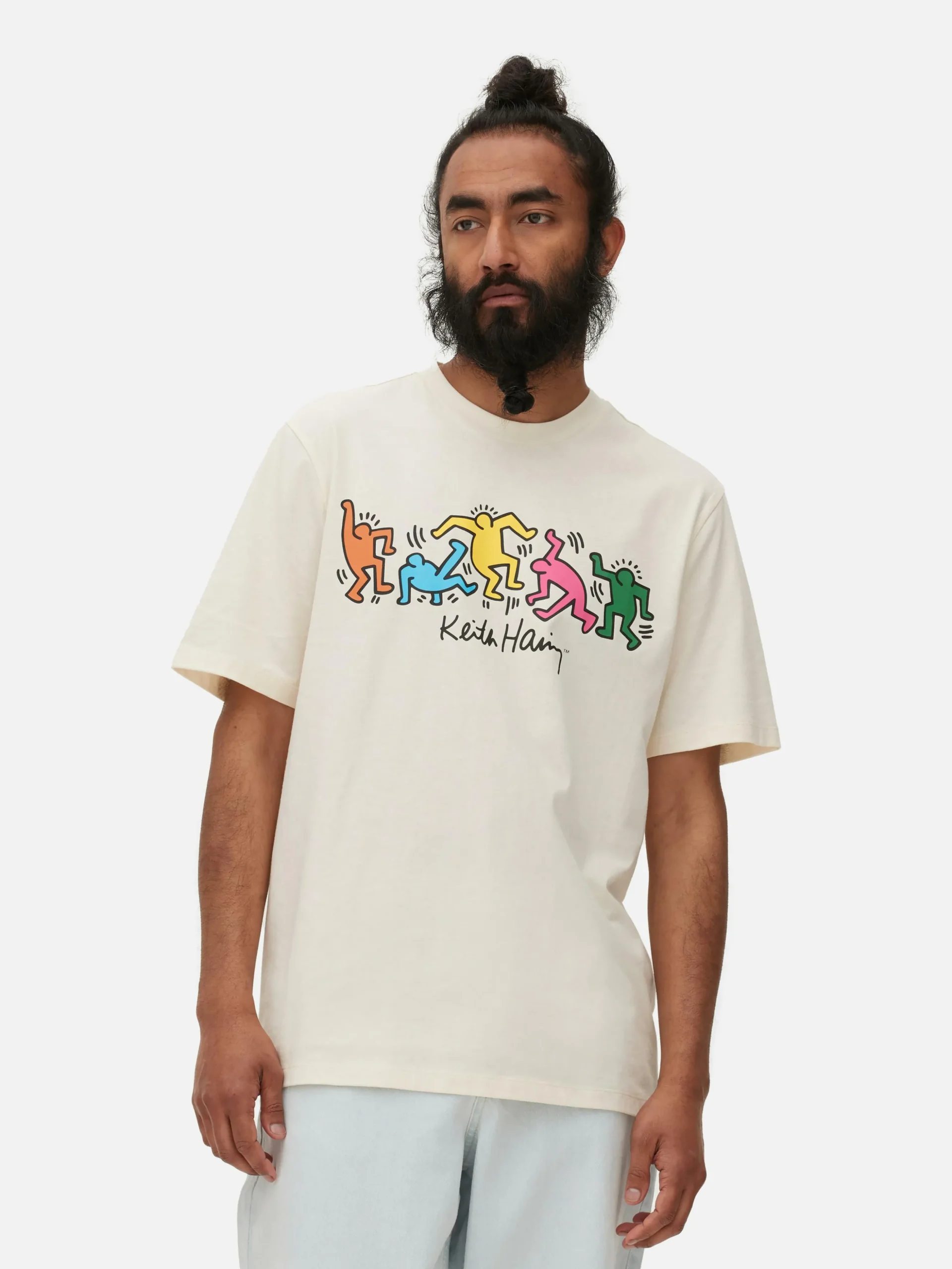 „Keith Haring“ T-Shirt Mit Untitled (Dance)-Print