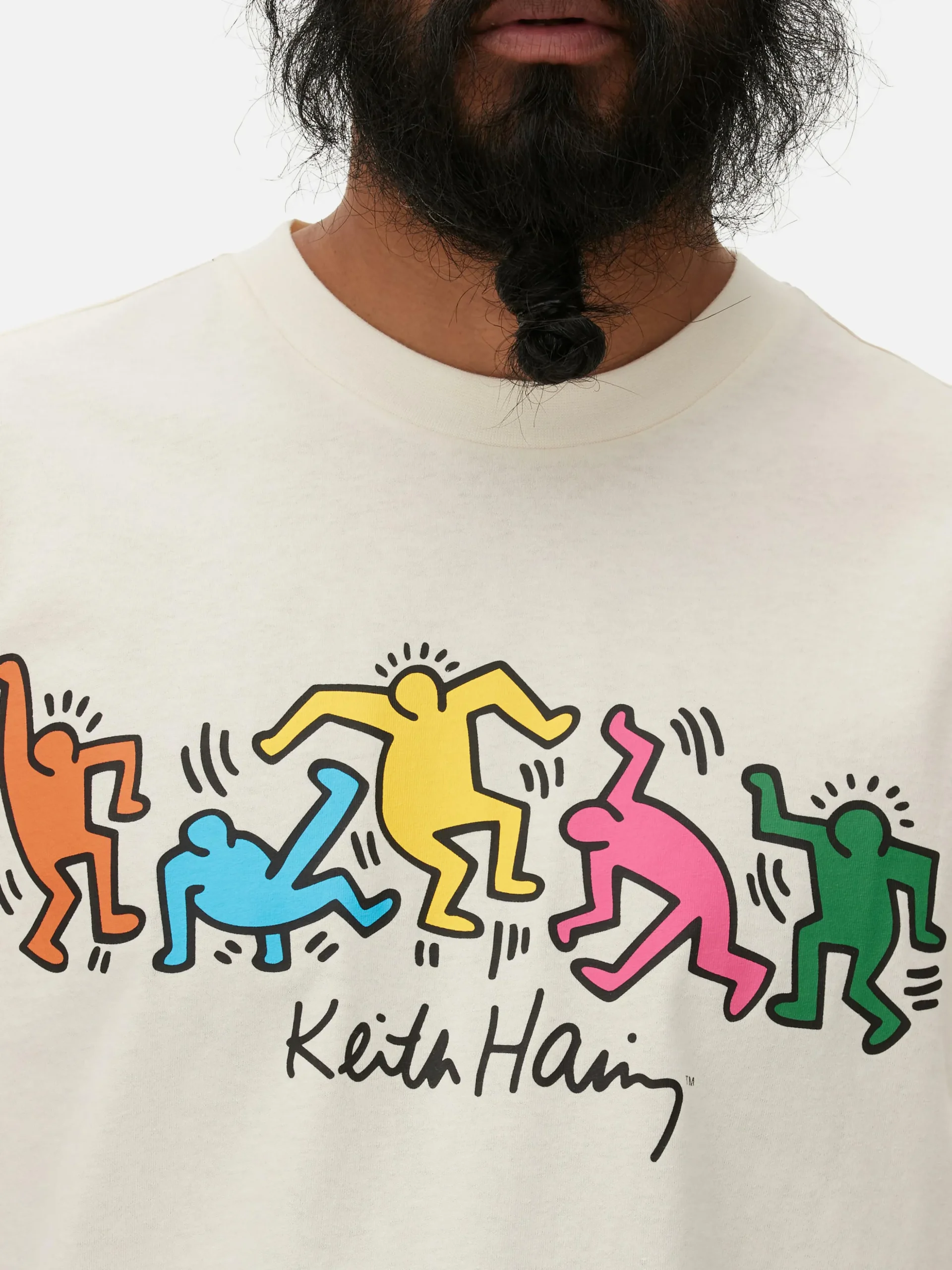 „Keith Haring“ T-Shirt Mit Untitled (Dance)-Print