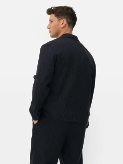 „Kem“ Jacke Mit Nadelstreifen Und Knopfleiste