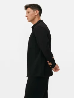 „Kem“ Jersey-Hemdjacke