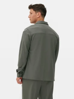 „Kem“ Jersey-Hemdjacke