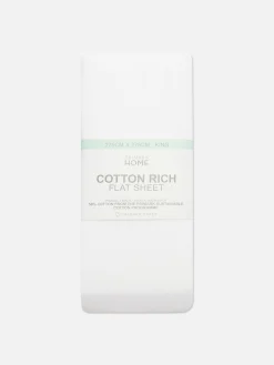 King-Size-Bettlaken Mit Hohem Baumwollanteil