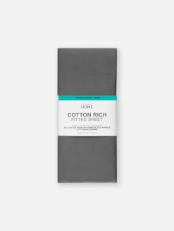 King-Size-Spannbettlaken Mit Hohem Baumwollanteil