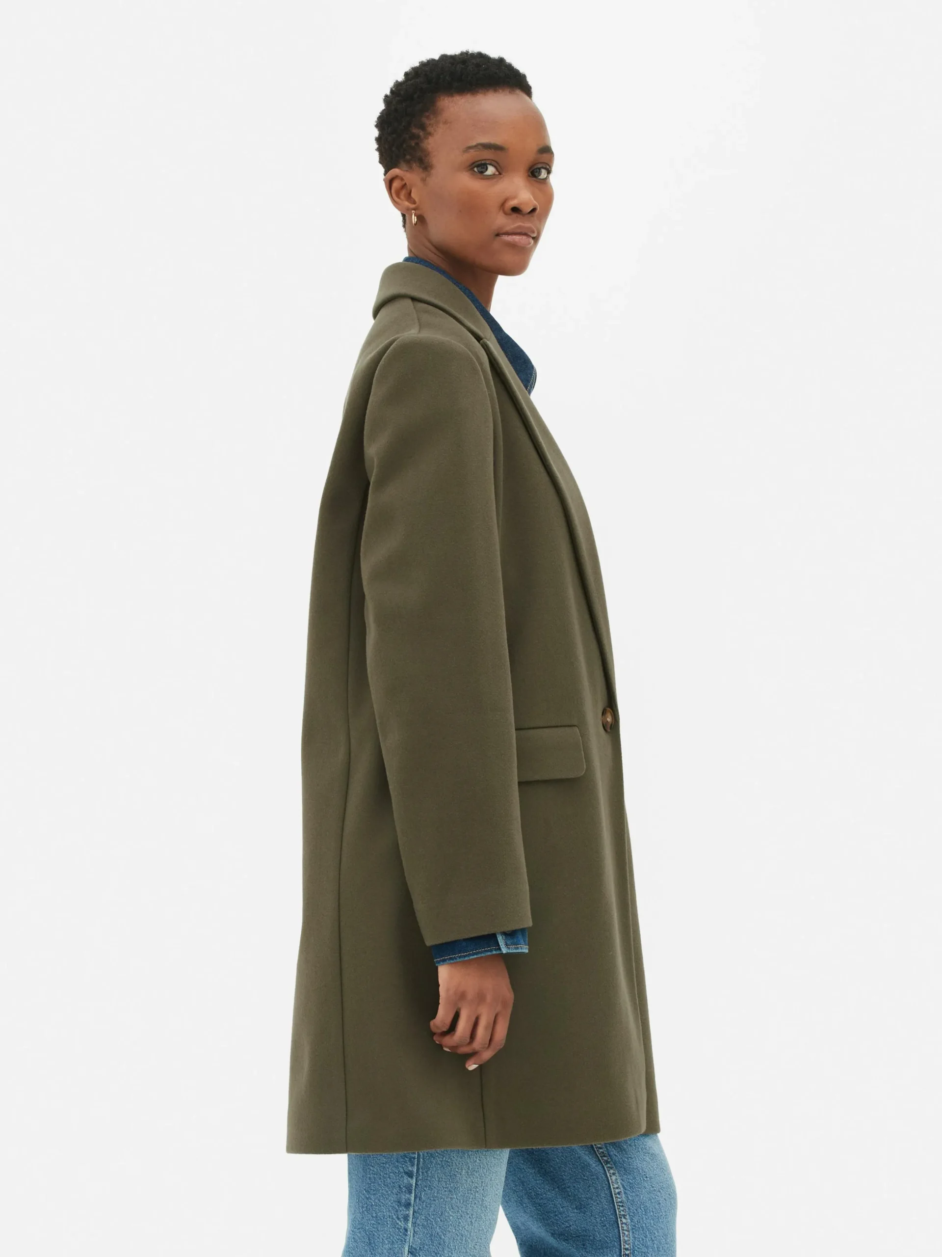 Klassischer Einreihiger Mantel