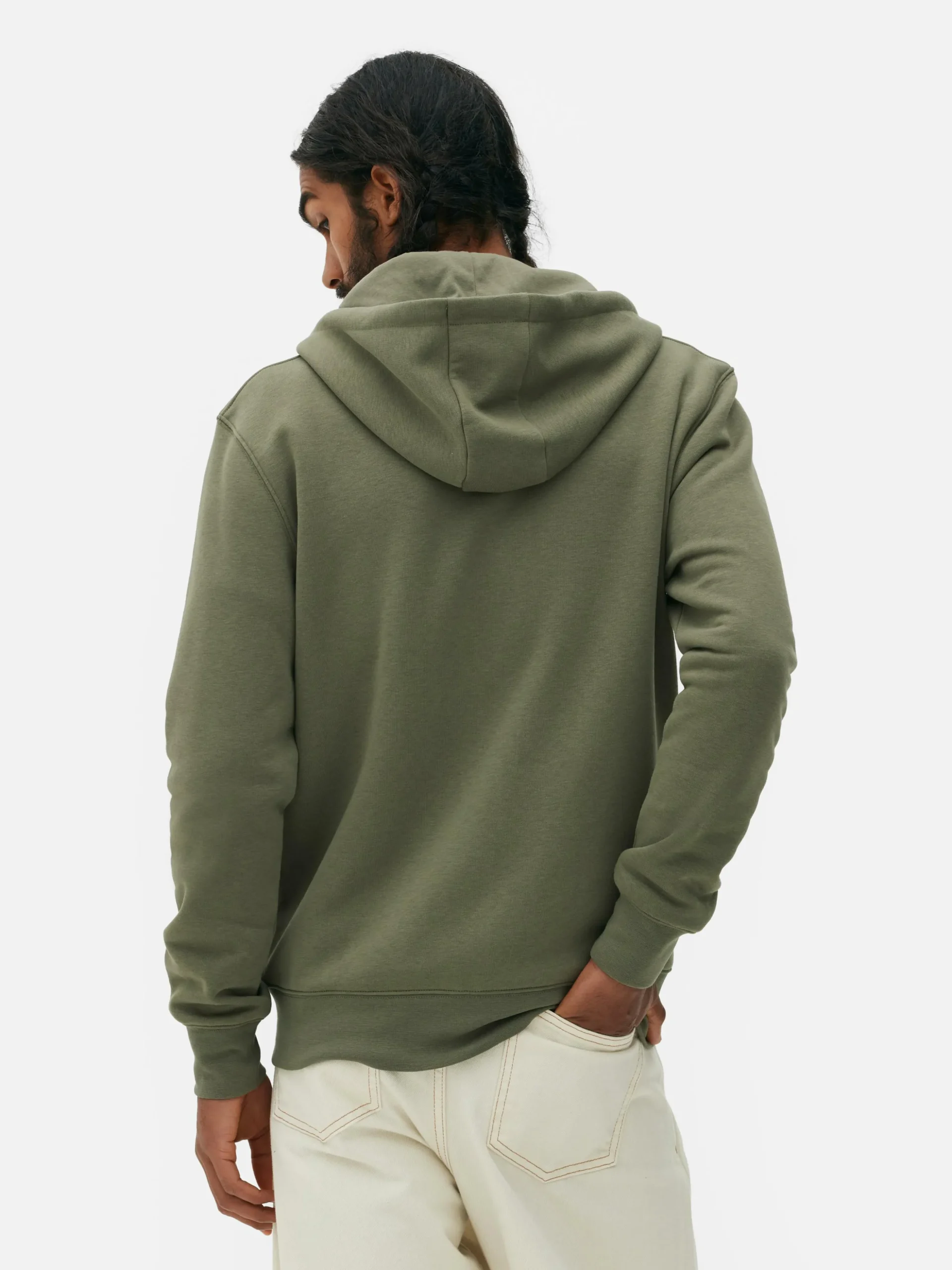 Klassischer Hoodie Mit Reißverschluss