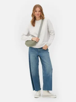 Klassisches Sweatshirt Mit Rundhalsausschnitt