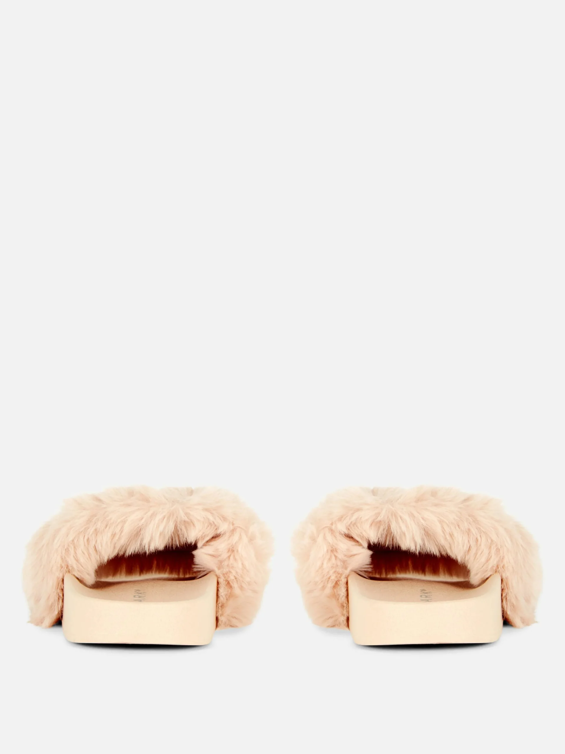 Kunstfell-Badesandalen