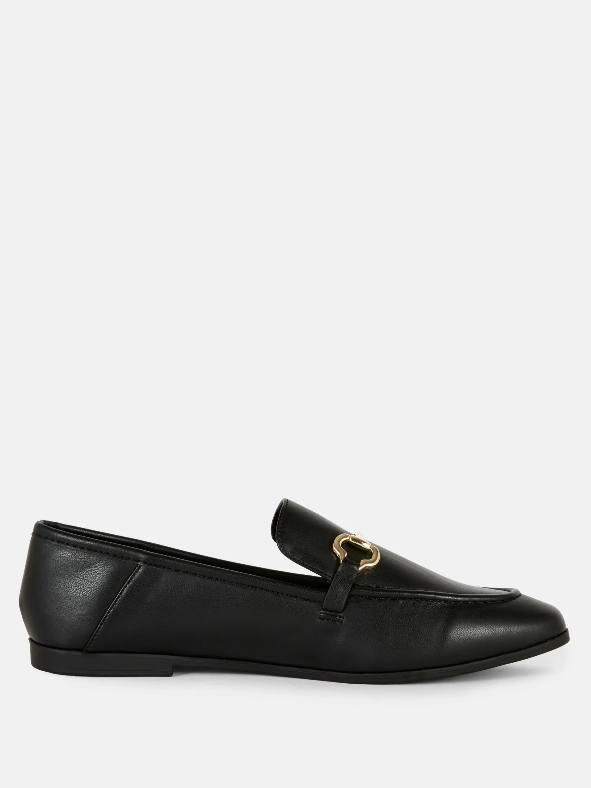 Kunstleder-Loafer Mit Trensenverzierung