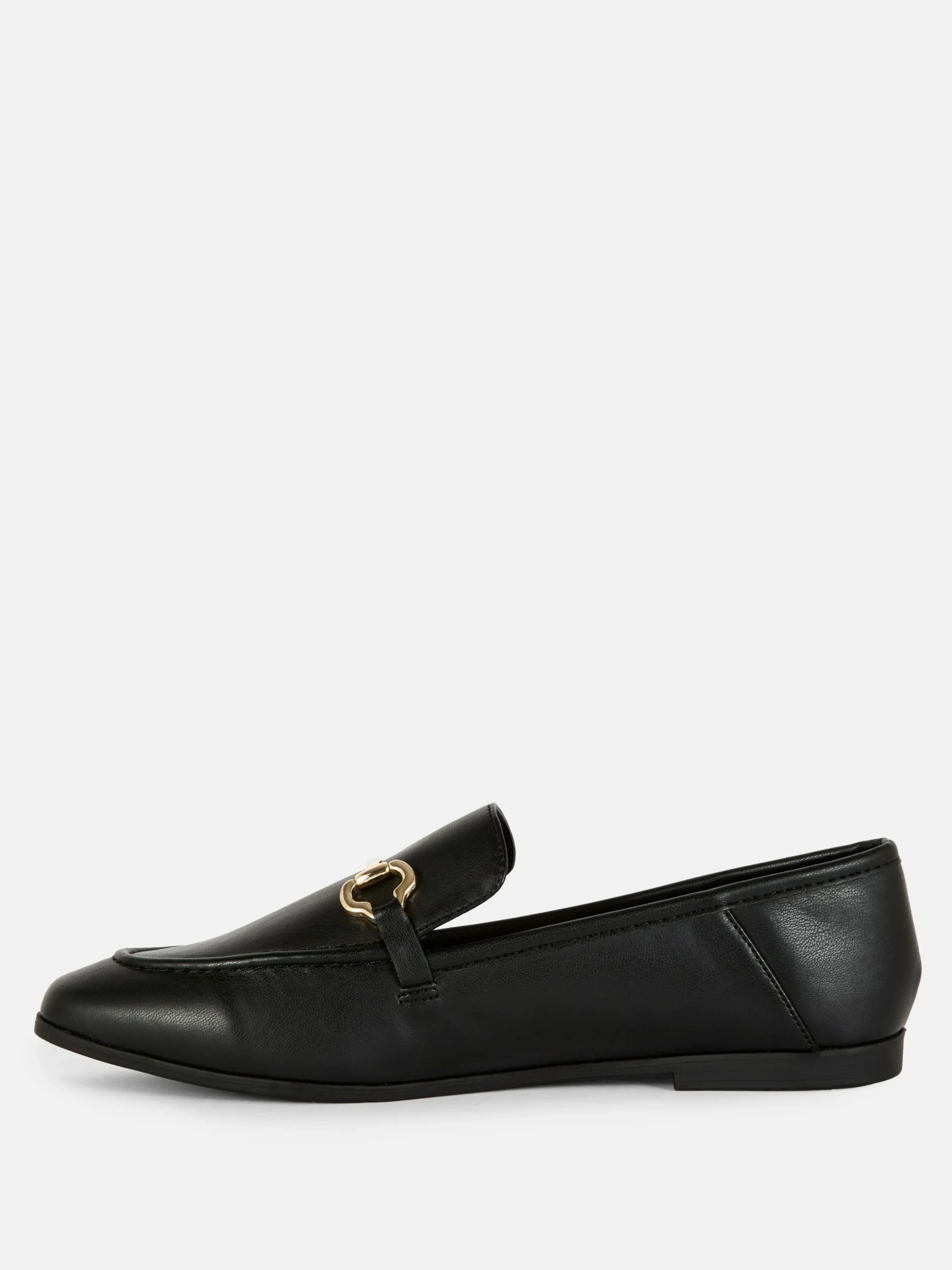 Kunstleder-Loafer Mit Trensenverzierung