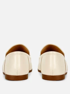 Kunstleder-Loafer Mit Trensenverzierung