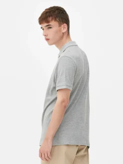 Kurzarm-Poloshirt Aus Piqué