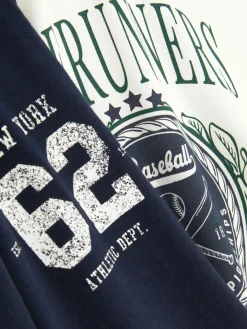 Kurze T-Shirts, 2er-Pack