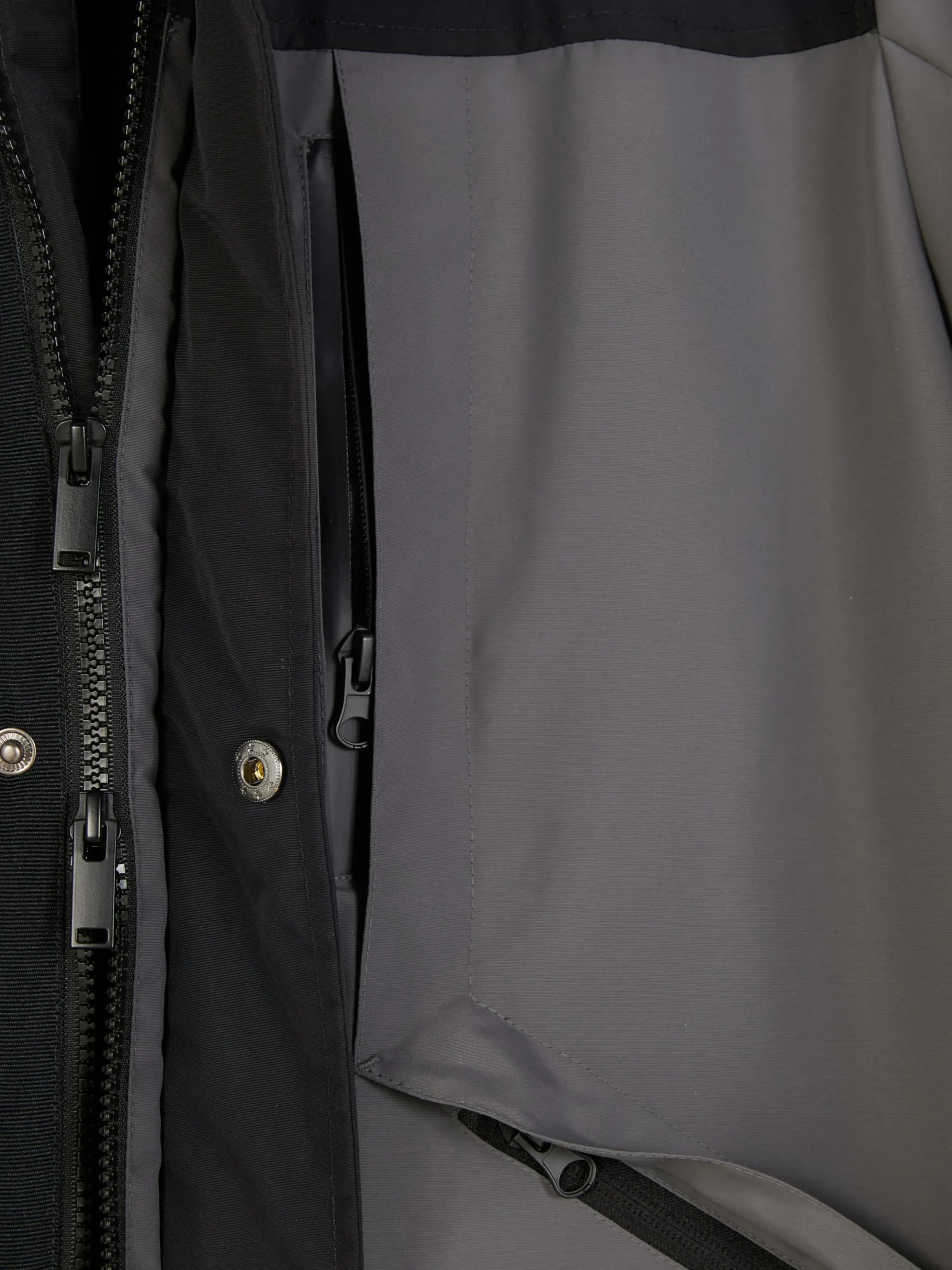 Kurzer Mantel In Blockfarben