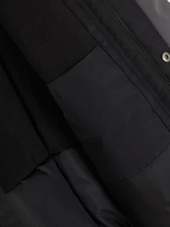 Kurzer Mantel In Blockfarben