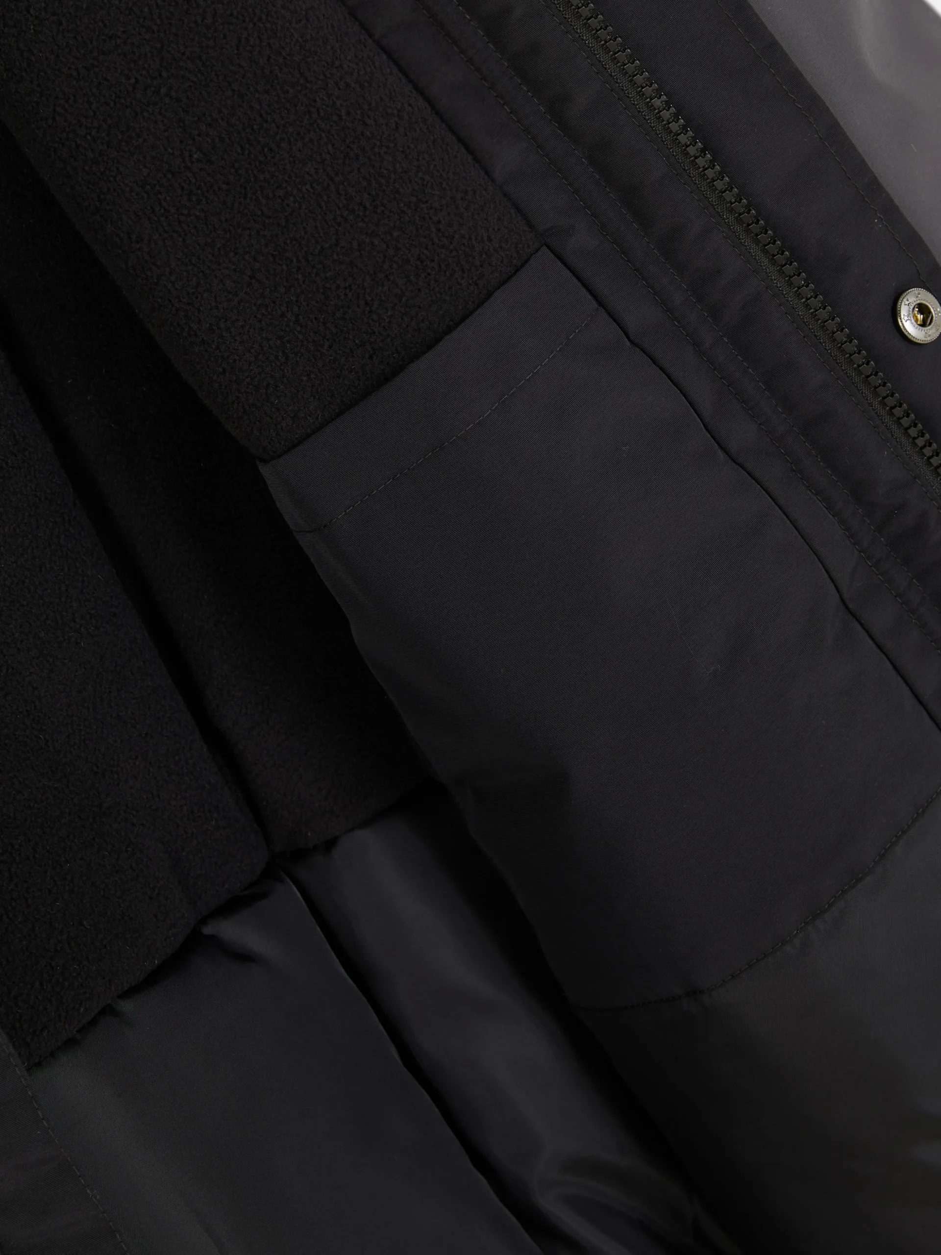 Kurzer Mantel In Blockfarben