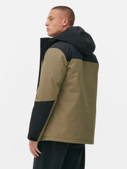 Kurzer Mantel In Blockfarben