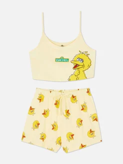 Kurzer „Sesamstraße“ Schlafanzug