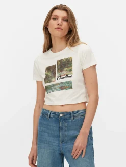 Kurzes „Claude Monet“ T-Shirt Mit Grafik