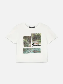 Kurzes „Claude Monet“ T-Shirt Mit Grafik