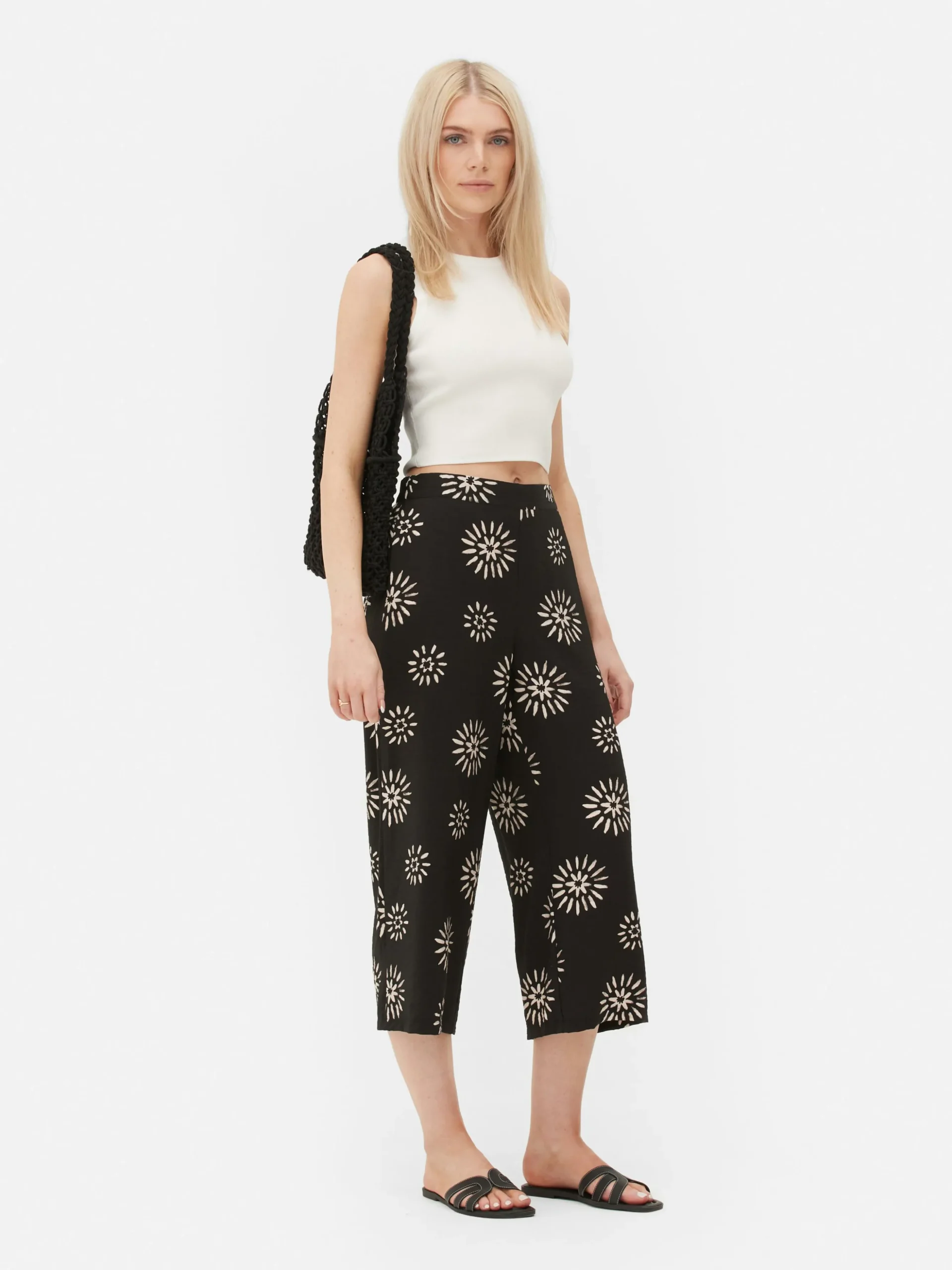 Kurzes, Geripptes Trägertop