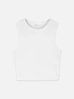 Kurzes, Geripptes Trägertop