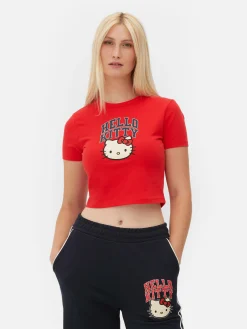 Kurzes „Hello Kitty“ T-Shirt