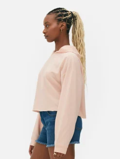 Kurzes Hoodie Mit Geradem Schnitt