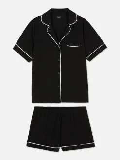 Kurzärmeliger Jersey-Schlafanzug