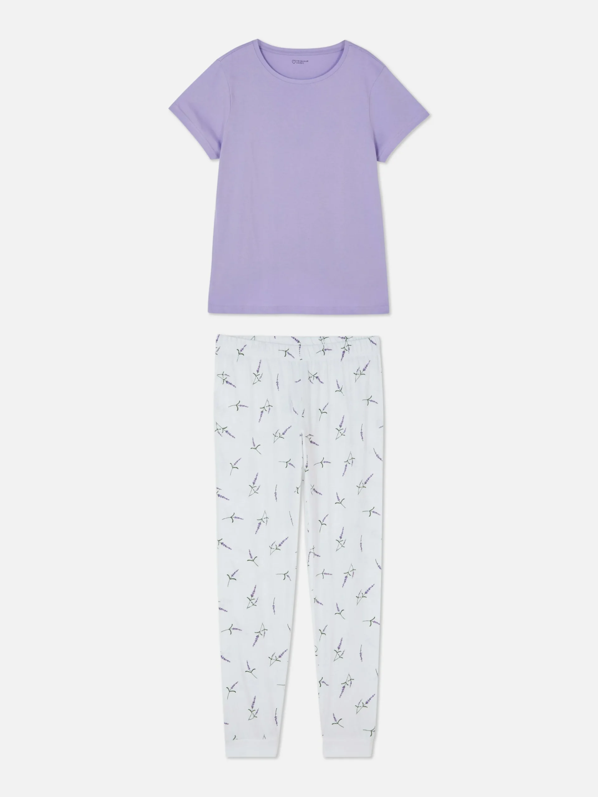 Kurzärmeliger Jersey-Schlafanzug Mit Print