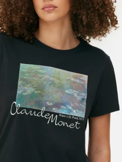 Kurzärmeliges „Claude Monet“ T-Shirt