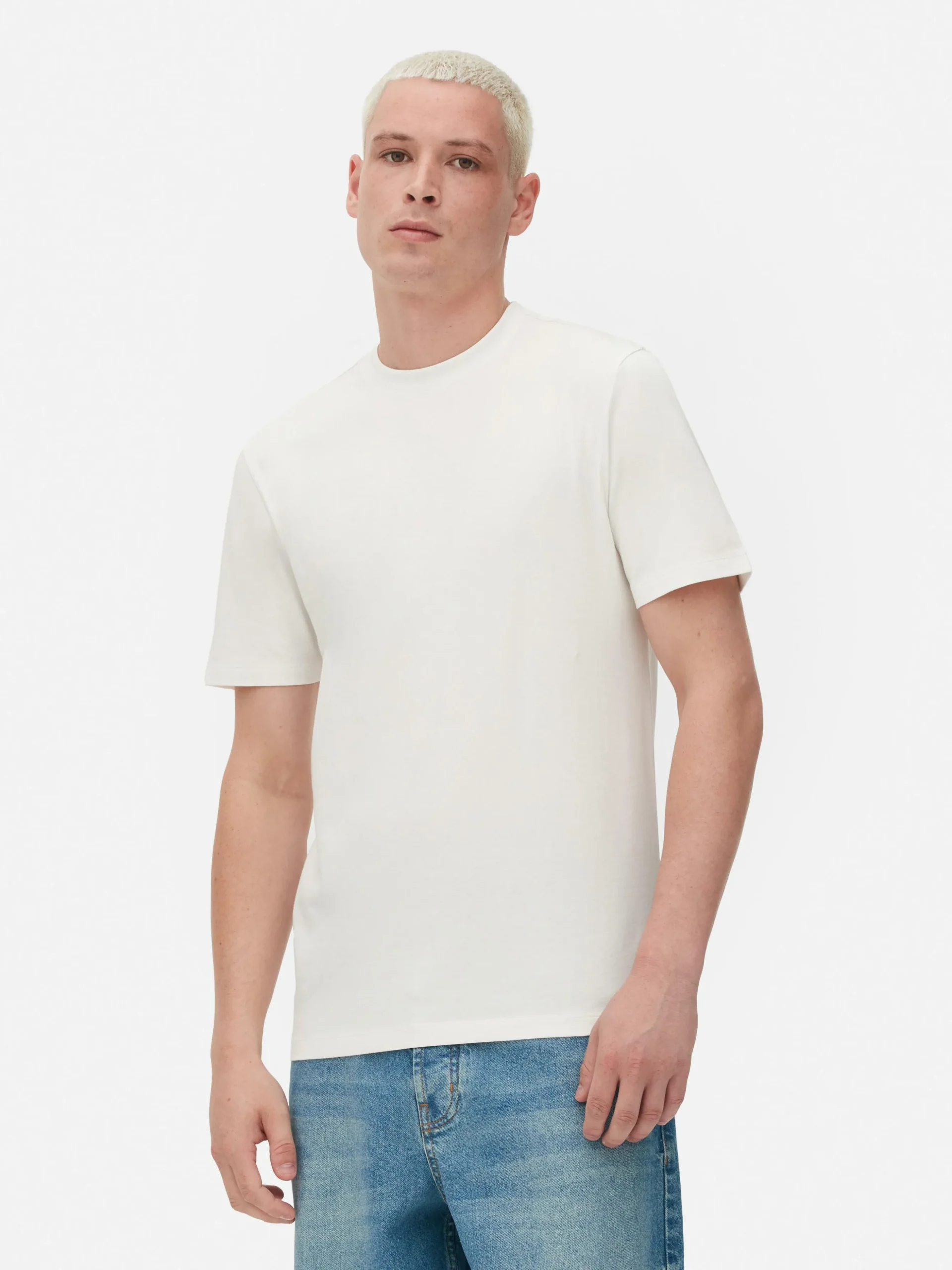 Kurzärmeliges Slim-Fit-T-Shirt