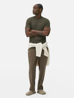 Kurzärmeliges Slim-Fit-T-Shirt