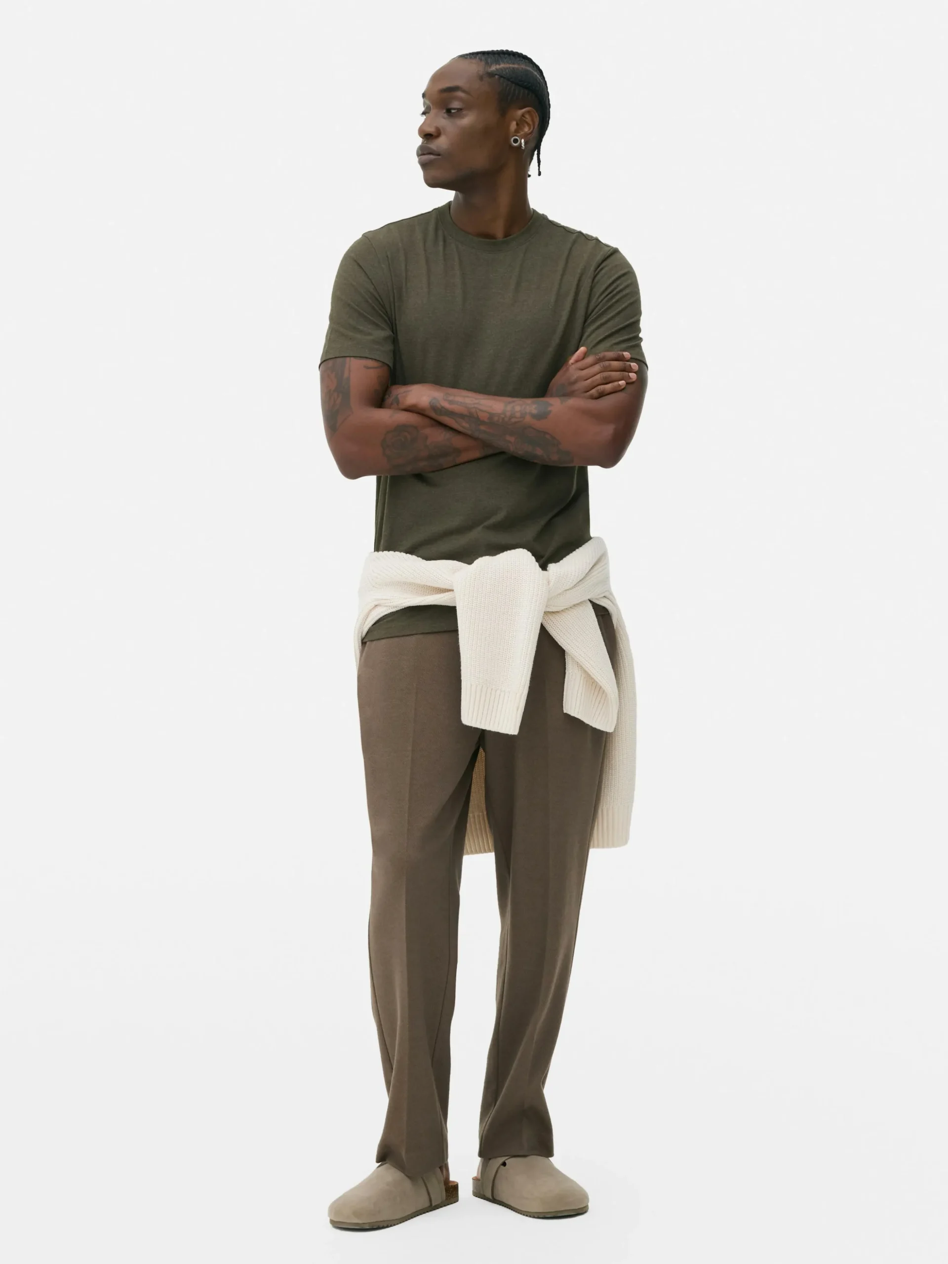 Kurzärmeliges Slim-Fit-T-Shirt