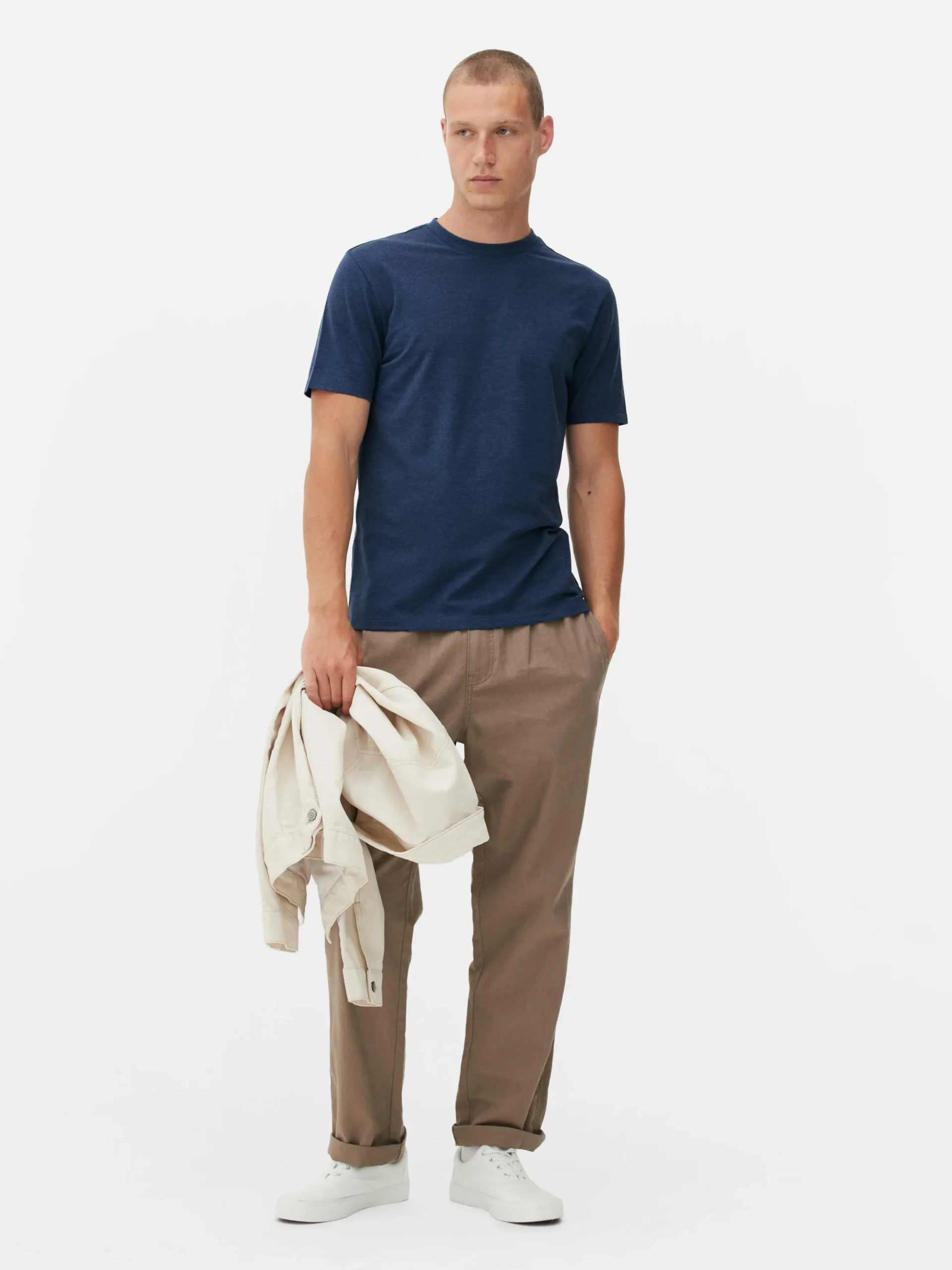 Kurzärmeliges Slim-Fit-T-Shirt