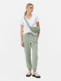 Kurzärmeliges T-Shirt Mit V-Ausschnitt