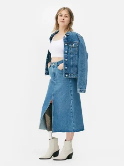 Kurz-Top Mit Rippenstruktur