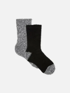 Kuschelige Bettsocken, 2er-Pack
