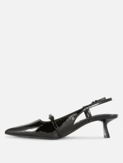 Lackleder-Heels Mit Schnalle