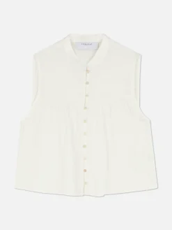 Landhausbluse Mit Leiterstruktur