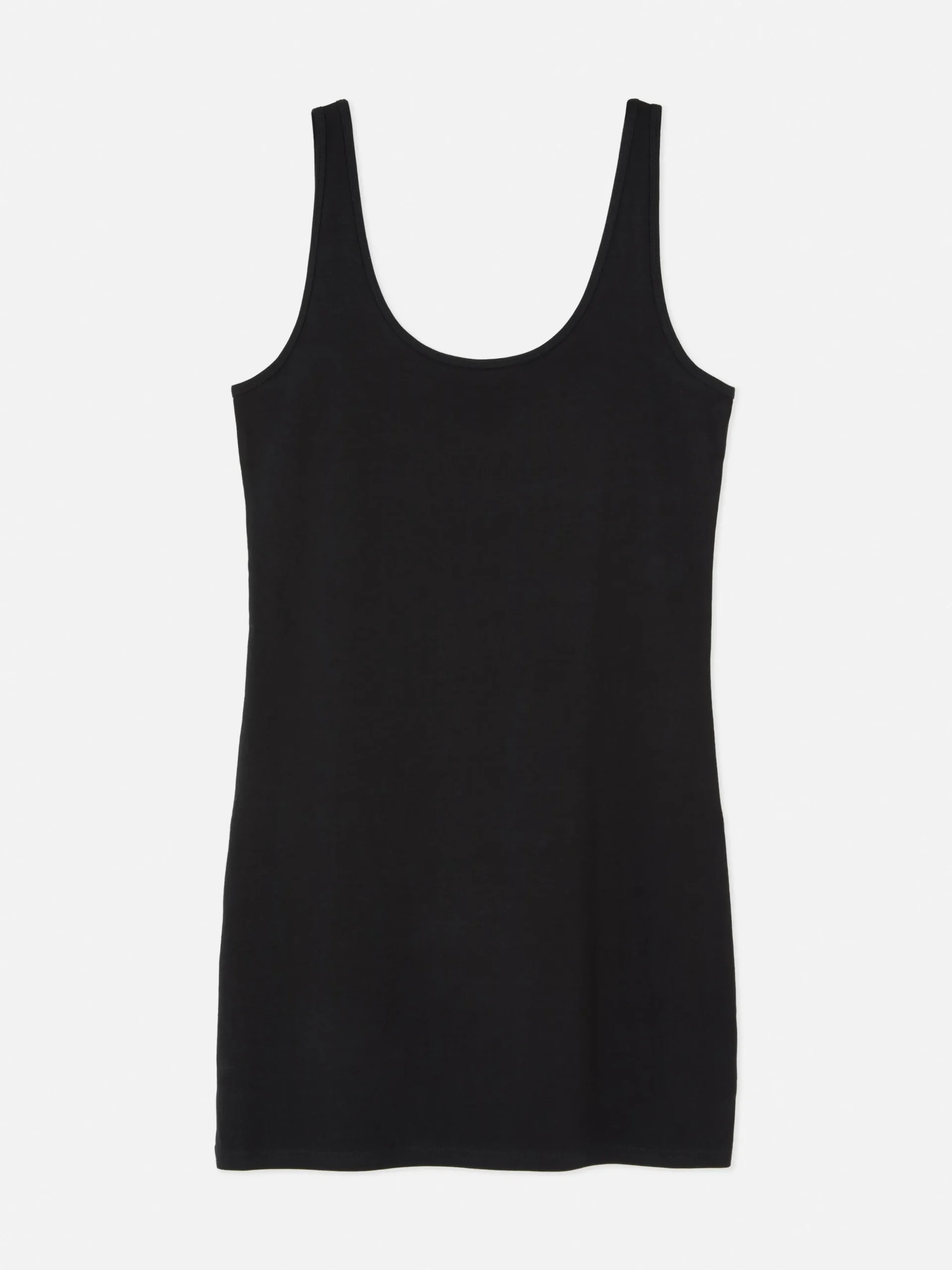 Lang Geschnittenes Basic-Trägertop