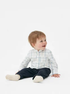 Langarmhemd Mit Karomuster