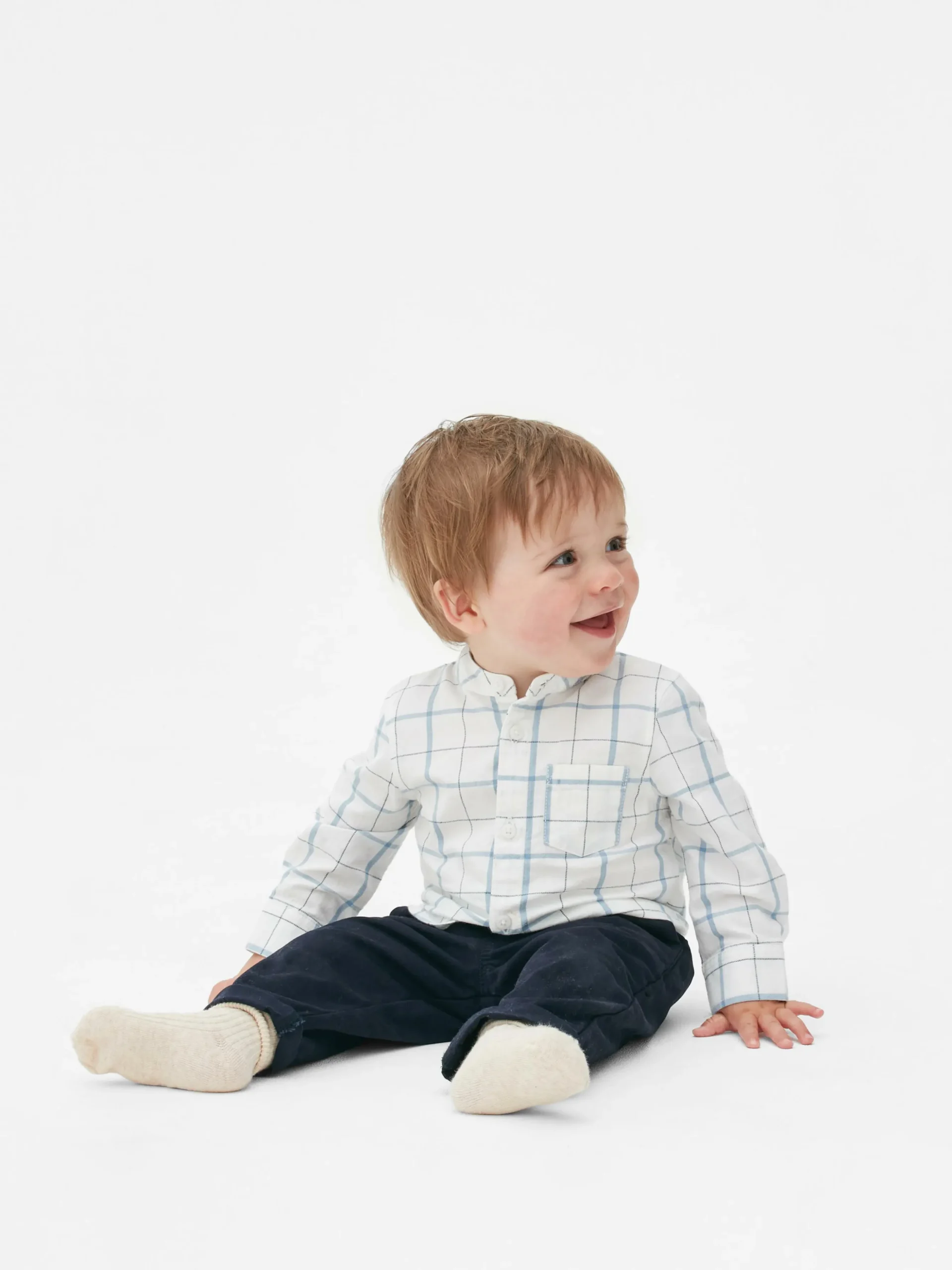 Langarmhemd Mit Karomuster