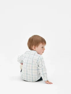 Langarmhemd Mit Karomuster