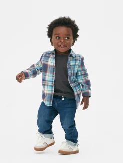 Langarmhemd Mit Karomuster