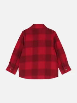 Langarmhemd Mit Karomuster