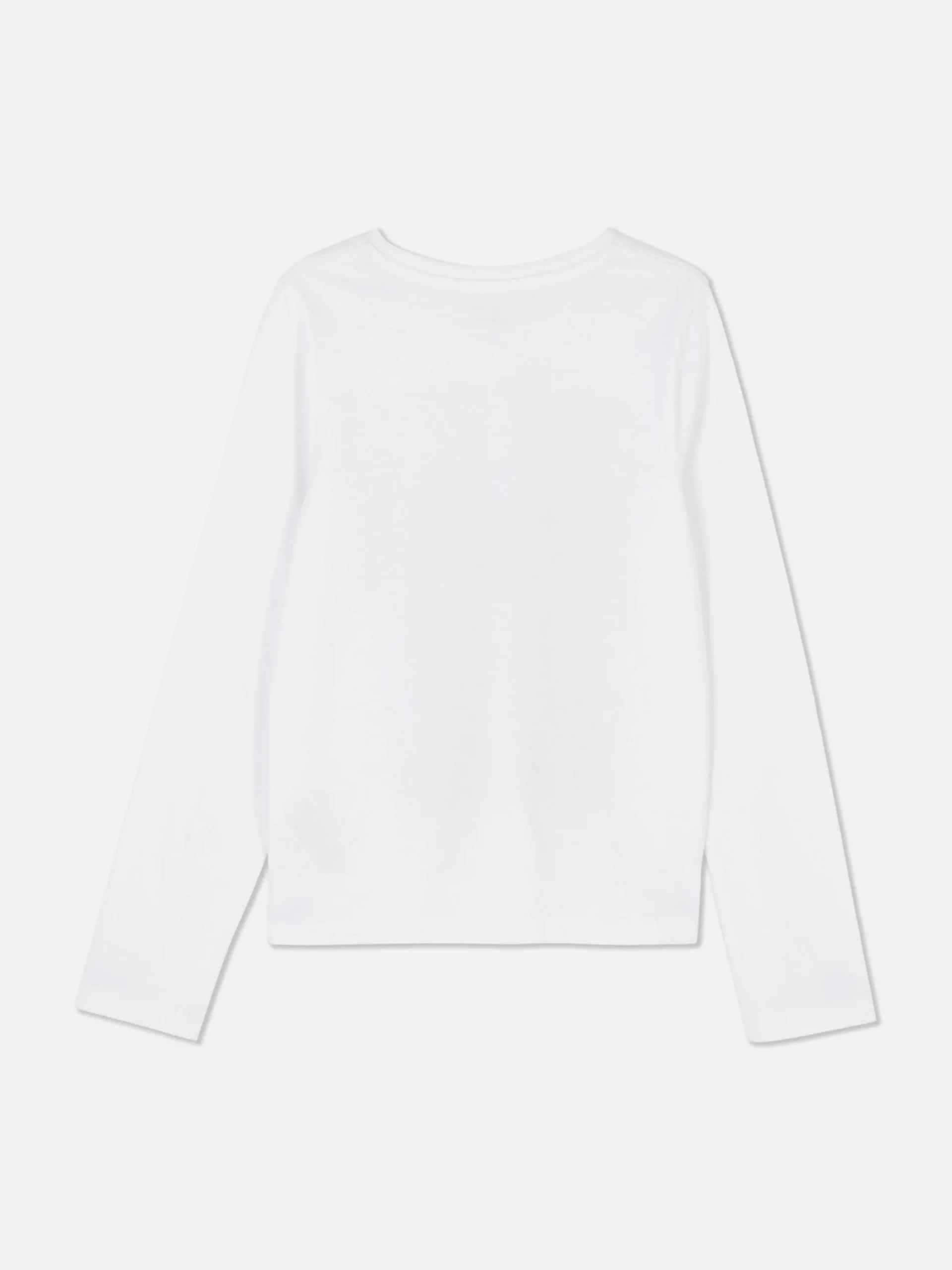 Langarmshirt Mit Print Auf Der Brust